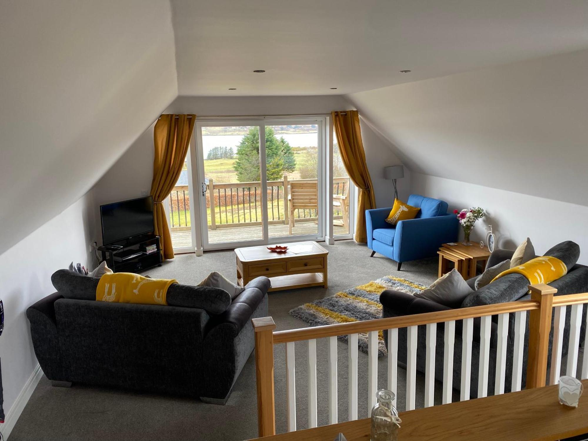 Lochview Chalet Eyre Bagian luar foto